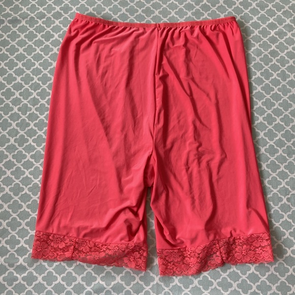 Undersummers Coral Lace Trim Fusion Slipshort 2X - Picture 5 of 6